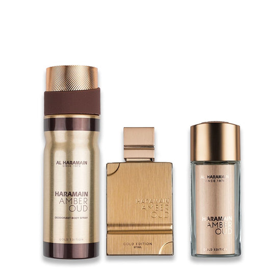 Haramain Amber Oud Gold Edition Gift Set Al Haramain