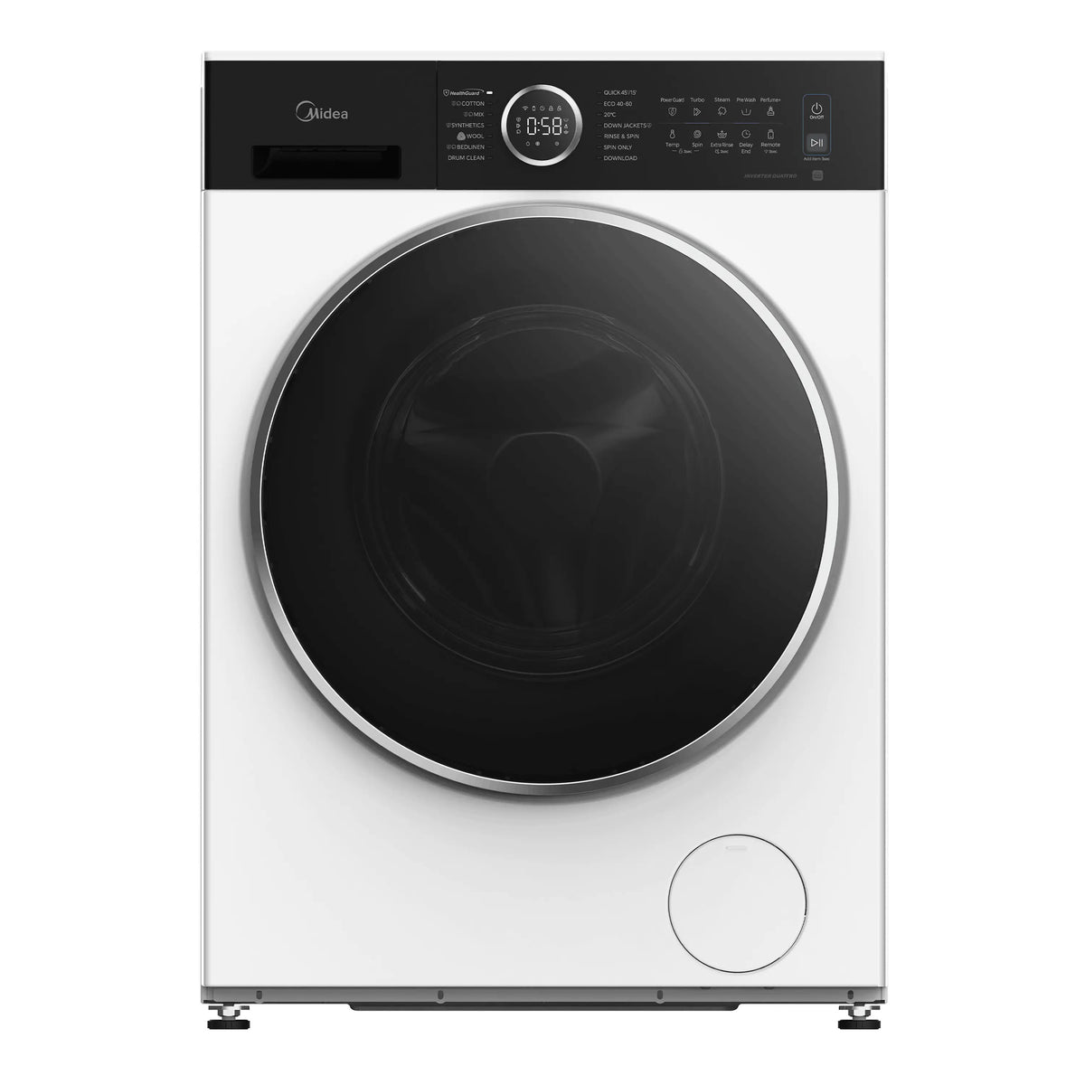 LAVATRICE MIDEA MF205W90BA30/W-BK