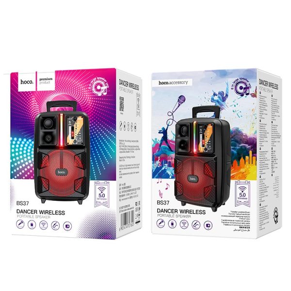 Boks Me Bluetooth Me Mikrofon BS37 Dancer Outdoo
