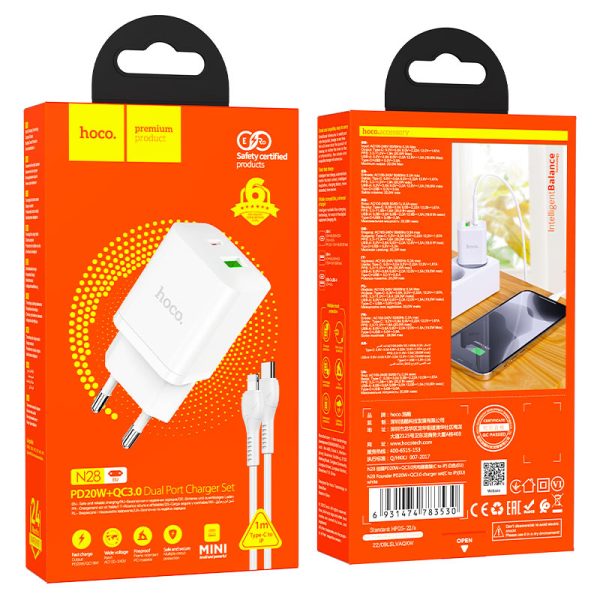 Set Karikues N28 Founder Me Kabllo (USB-C To iP)