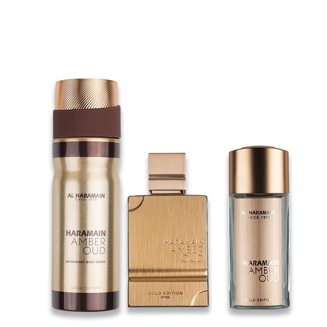 Haramain Amber Oud Gold Edition Gift Set Al Haramain