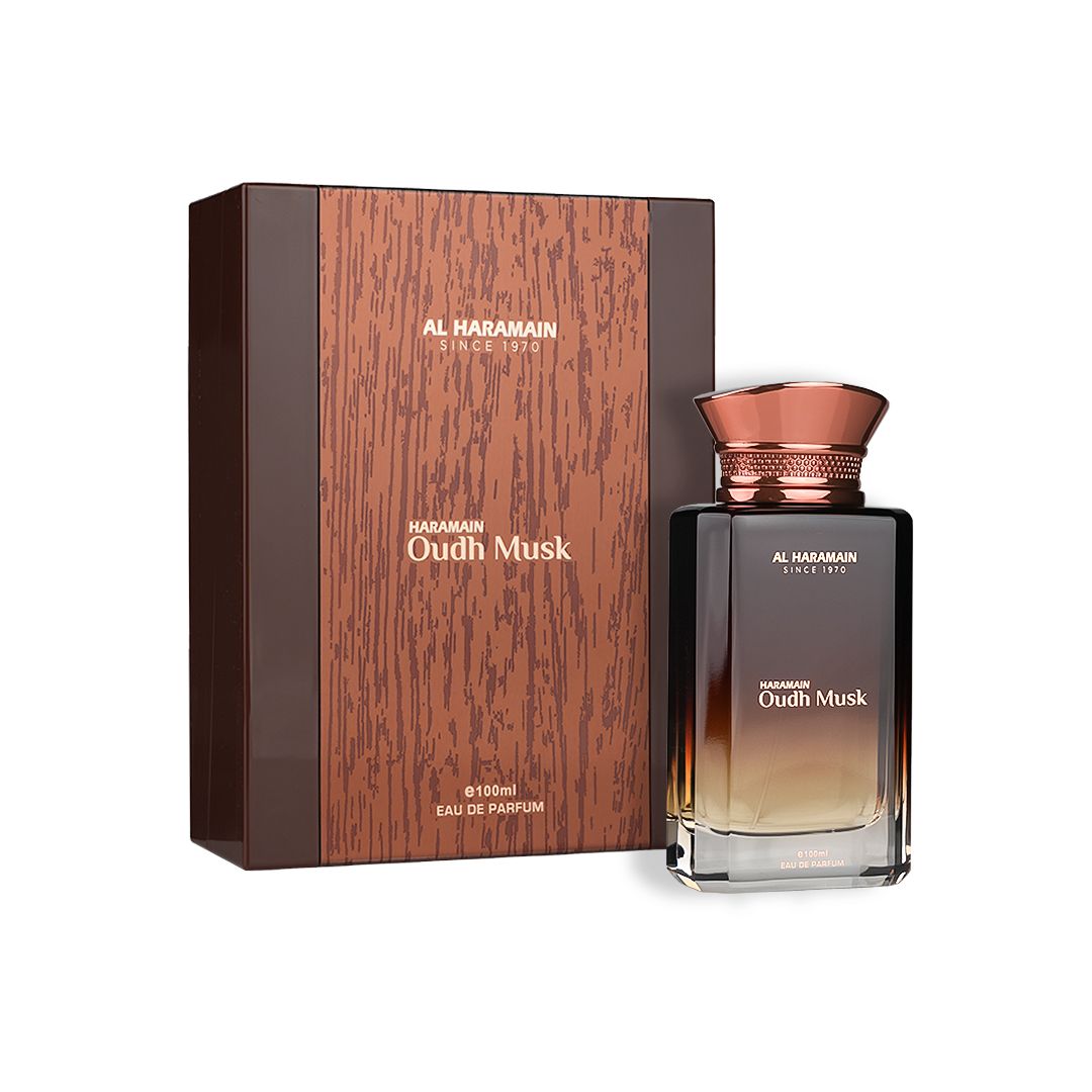 Haramain Oudh Musk, 100ml, Eau De Parfum Al Haramain