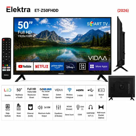 TV 50 Elektra ET-Z50FHDD
