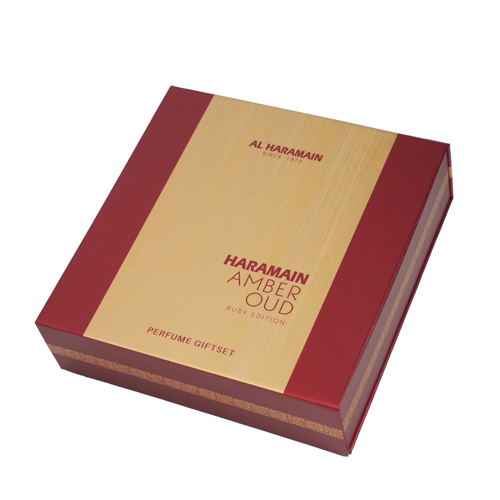Haramain Amber Oud Ruby Edition Perfume Gift Set Al Haramain