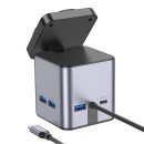 9-in-1 USB-C Docking Station me Wireless Karikim 15W HOCO HB49