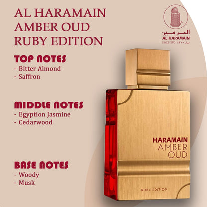 Al Haramain Amber Oud Ruby Eau De Parfum for Unisex Al Haramain
