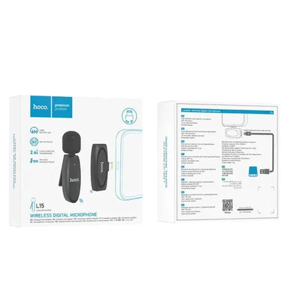Mikrofon Wireless Hoco L15 iP Crystal lavalier
