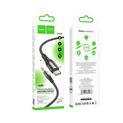 Kabllo Adaptor AUX To USB-C UPA25 Transparent