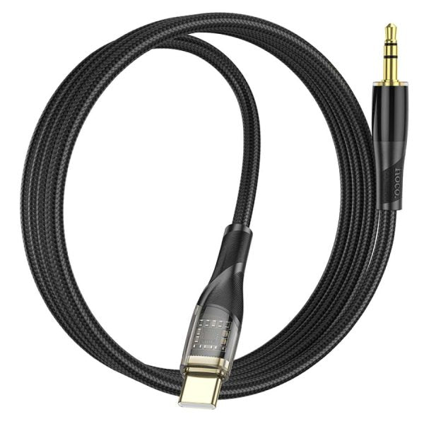 Kabllo Adaptor AUX To USB-C UPA25 Transparent
