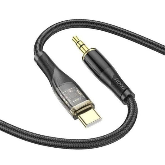 Kabllo Adaptor AUX To USB-C UPA25 Transparent