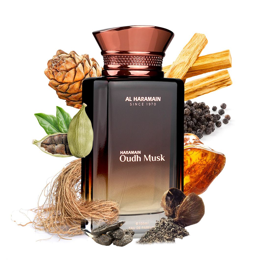 Haramain Oudh Musk, 100ml, Eau De Parfum Al Haramain