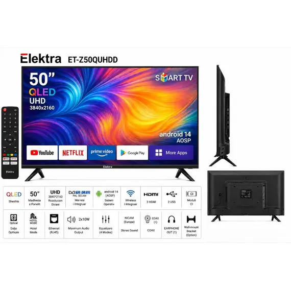 TV 50 Elektra ET-Z50QUHDD
