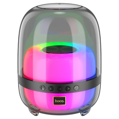 HOCO BS58 Bokse Wireless Bluetooth me Drita RGB (Crystal Speaker)