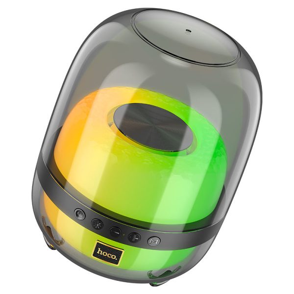 HOCO BS58 Bokse Wireless Bluetooth me Drita RGB (Crystal Speaker)