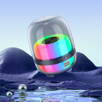HOCO BS58 Bokse Wireless Bluetooth me Drita RGB (Crystal Speaker)