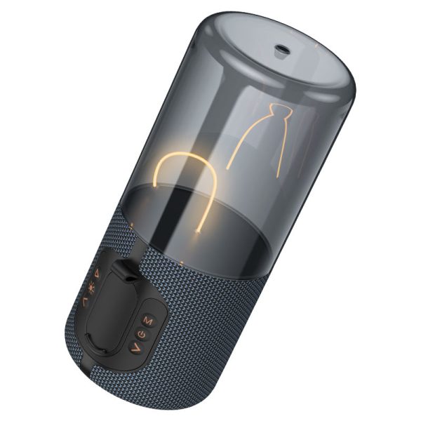 HOCO BS64 Rocker Bokse Wireless Bluetooth me Dritë Magnetike LED