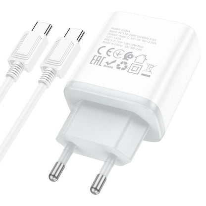 Set Karikues C104 Me Kabllo (USB-C To USB-C)