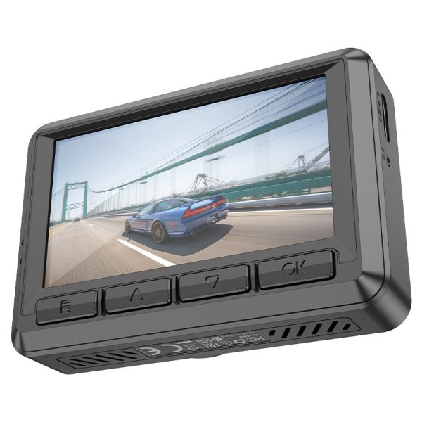 Kamera Full HD DV2 Dash Cam për Makinë Hoco