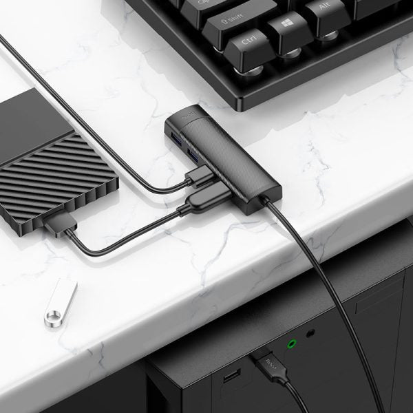 4-in-1 USB 3.0 High-Speed Hub HOCO HB41