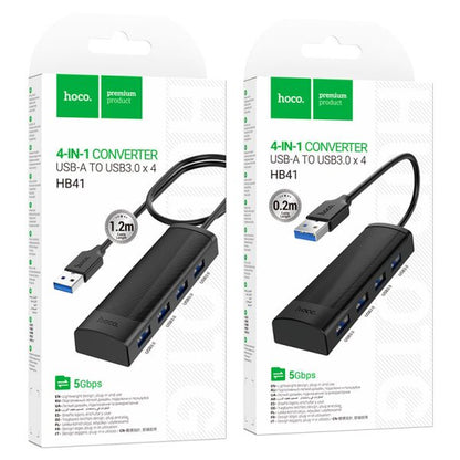 4-in-1 USB 3.0 High-Speed Hub HOCO HB41