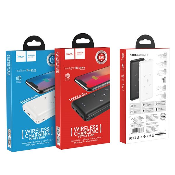 Powerbank 10000mAh Wireless J50 Surf