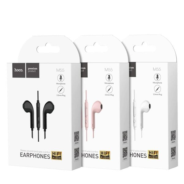 Kufje Me Kabllo dhe Mikrofon M55 Memory Sound