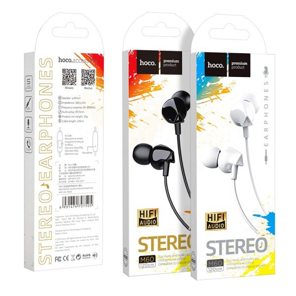 Kufje Me Kabllo dhe Mikrofon M60 Perfect Sound