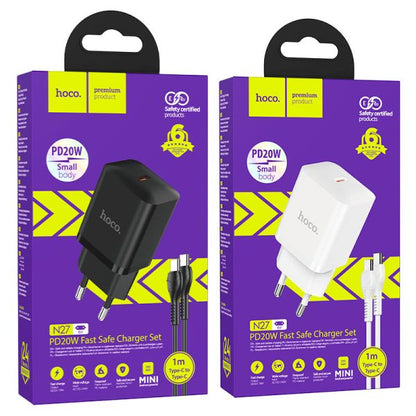 Set Karikues N27 Me Kabllo (USB-C To USB-C)