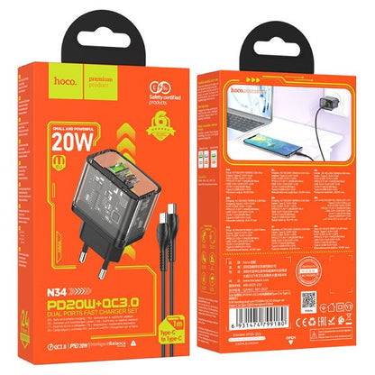 Set Karikues N34 Dazzling Me Kabllo (USB-C To C)