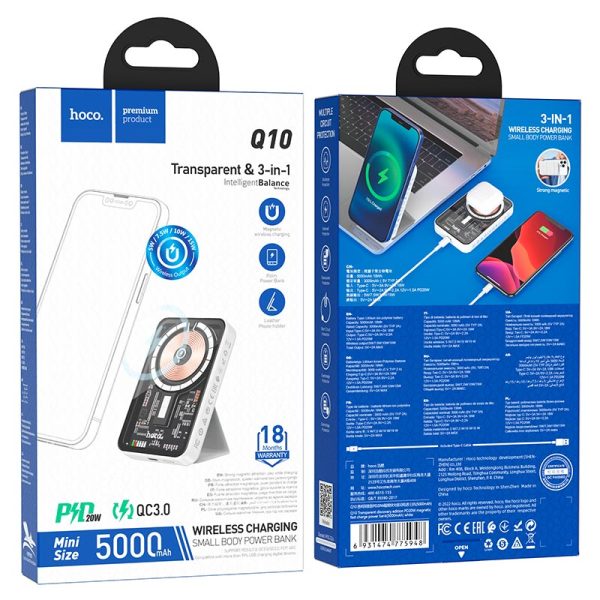 Powerbank Magnetike 5000mAh Q10