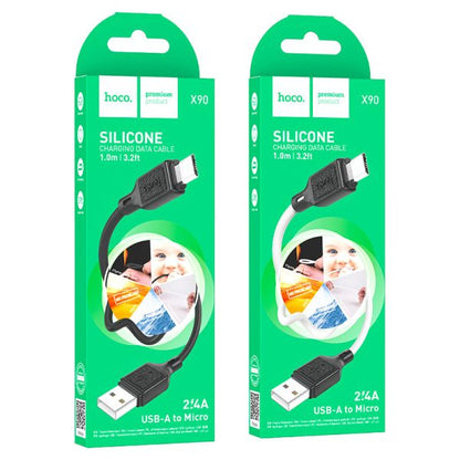 Kabllo Karikimi për Micro-USB X90 Cool silicone