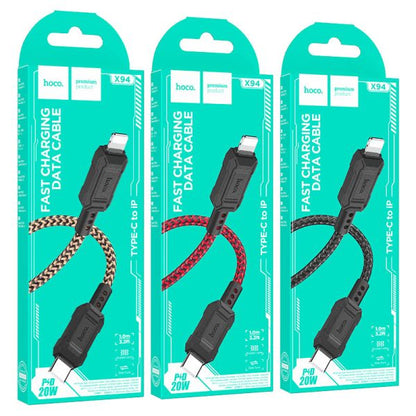 Kabllo Karikimi për iPhone Fast Charging X94 Leader