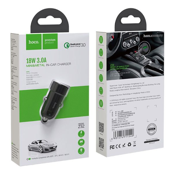 Adaptor Makine Single Port QC3.0 Fast Charge Z32 in stock