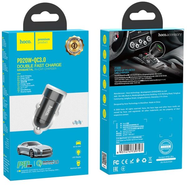 Adaptor Makine QC3.0 Fast Charge Z32B Speed up