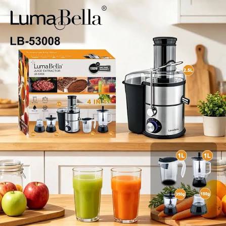 Lumabella Shtrydhese Frutash 4n1 1500 W LB-53008
