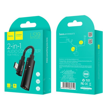 Adaptor Audio Type-C 2 në 1 LS19
